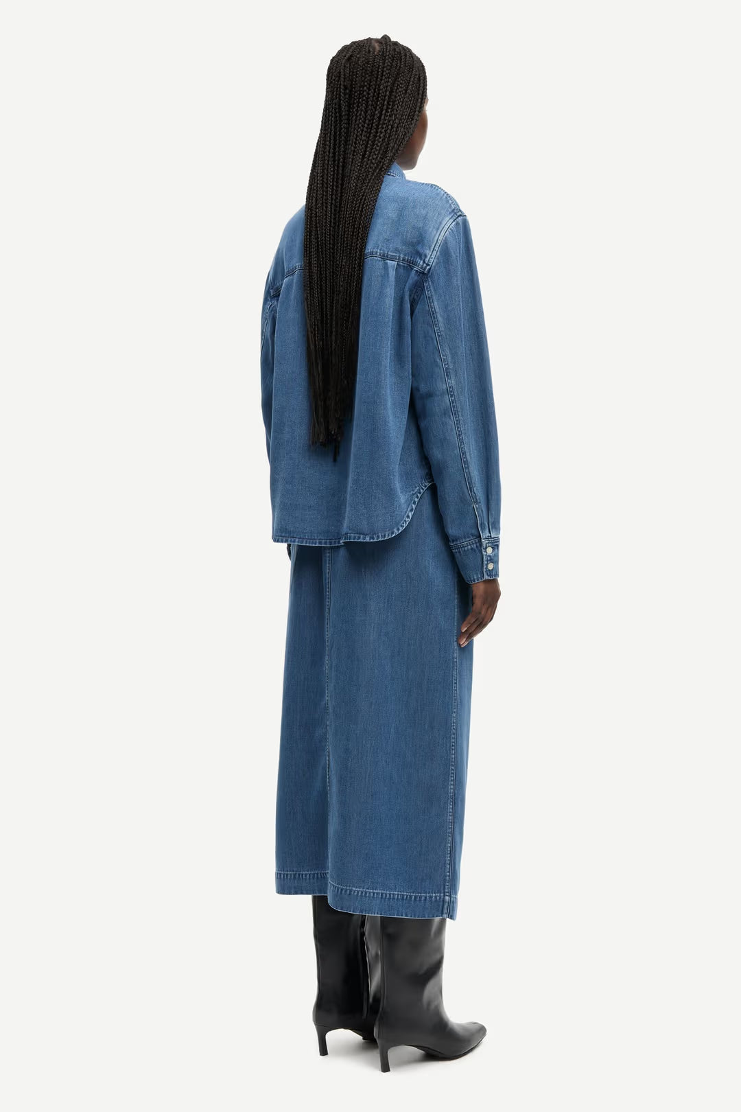 Sabexy Shirt in Medium Denim Blue