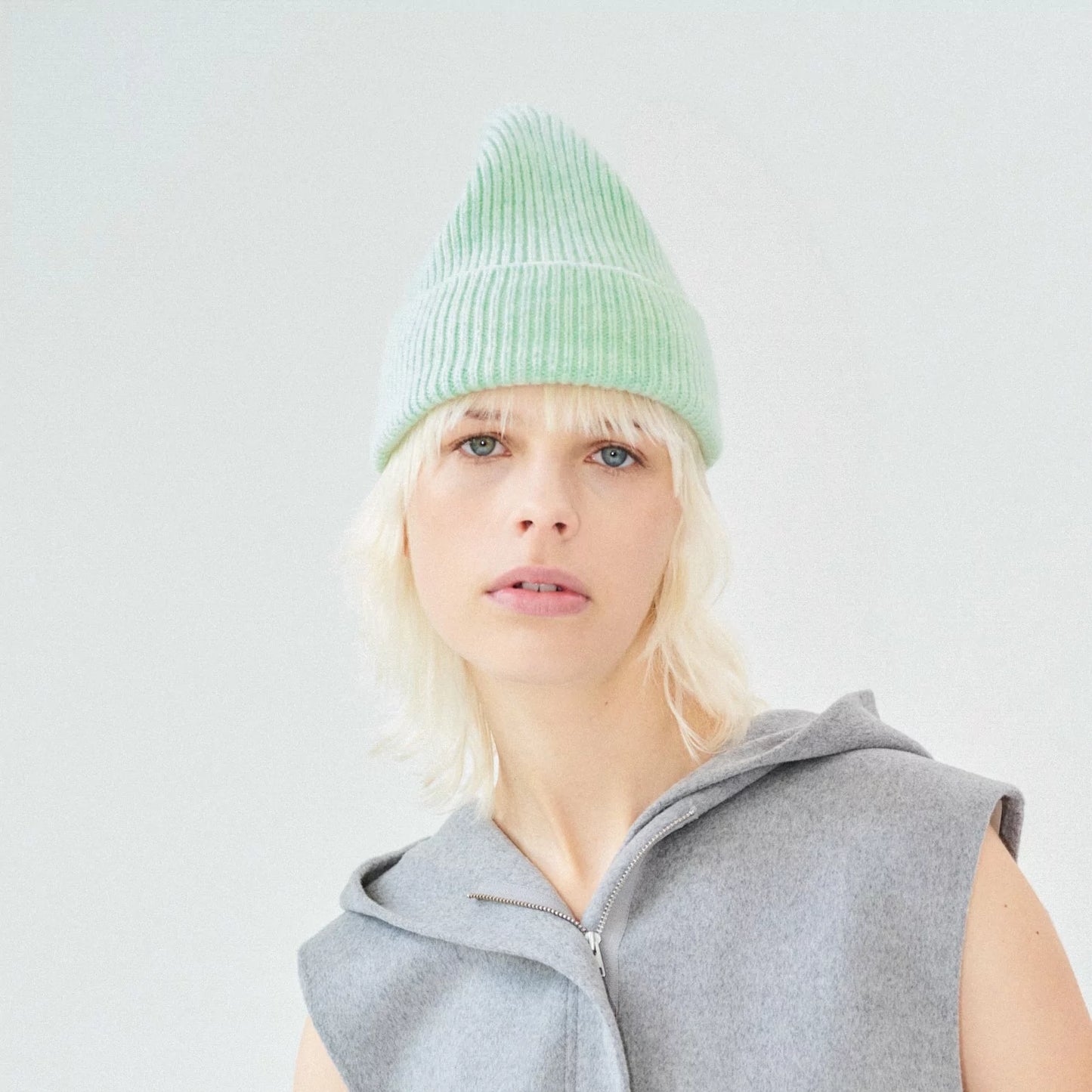 Classic Beanie in Soft Mint