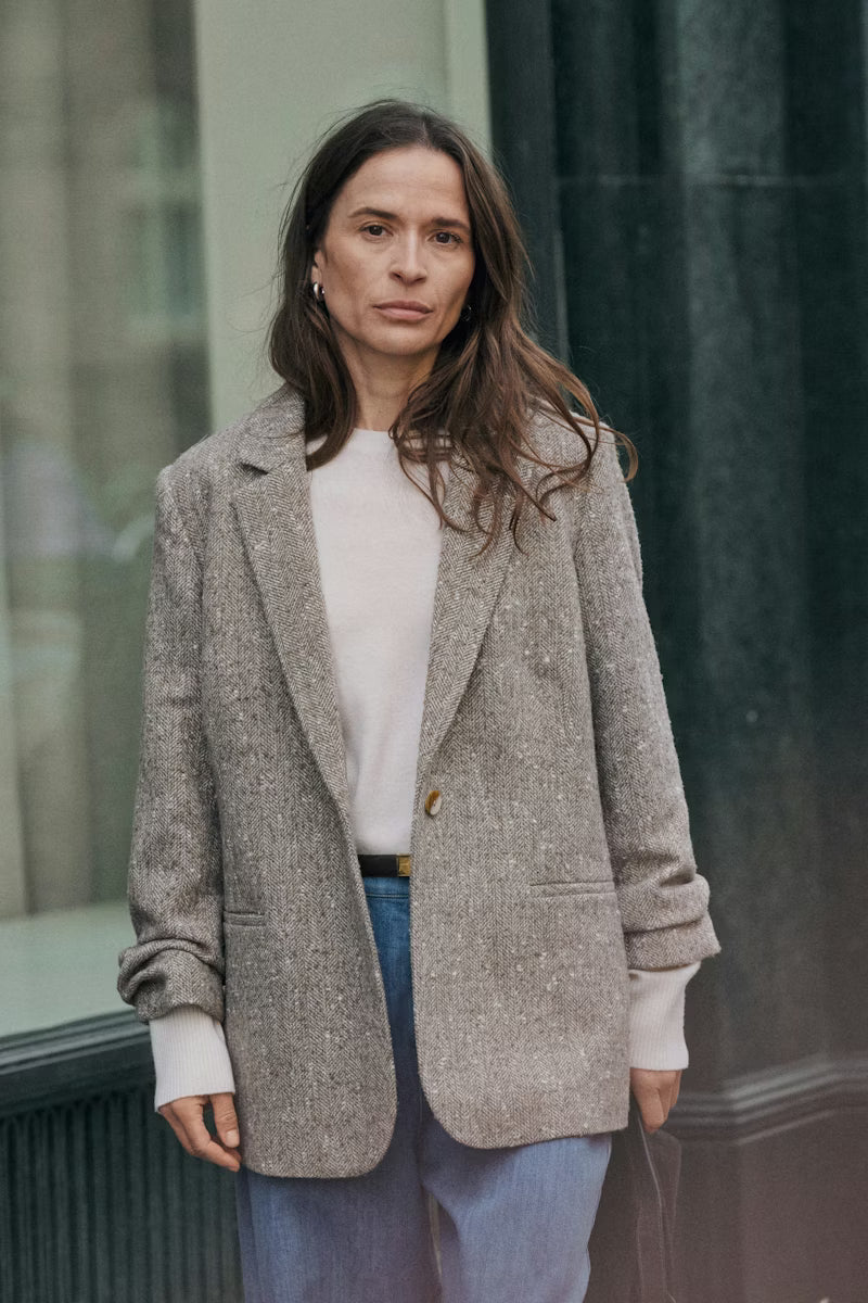 Molina Wool Pullover in 'Turtledove'