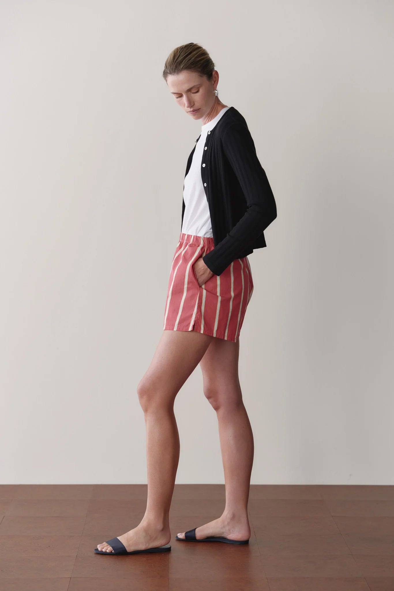 The Pop Boxer in Raspberry Stripe