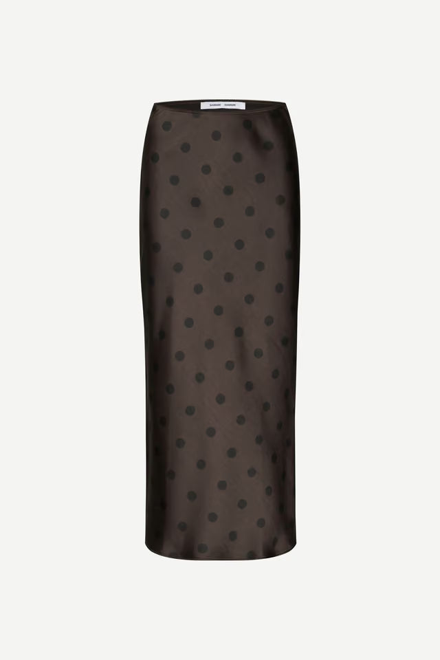 Saagneta Long Skirt in 'Mulch Dott'