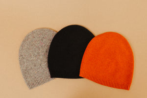 AUTUMN CASHMERE Asymmetric Cashmere Bag Hat ( click for more colours )