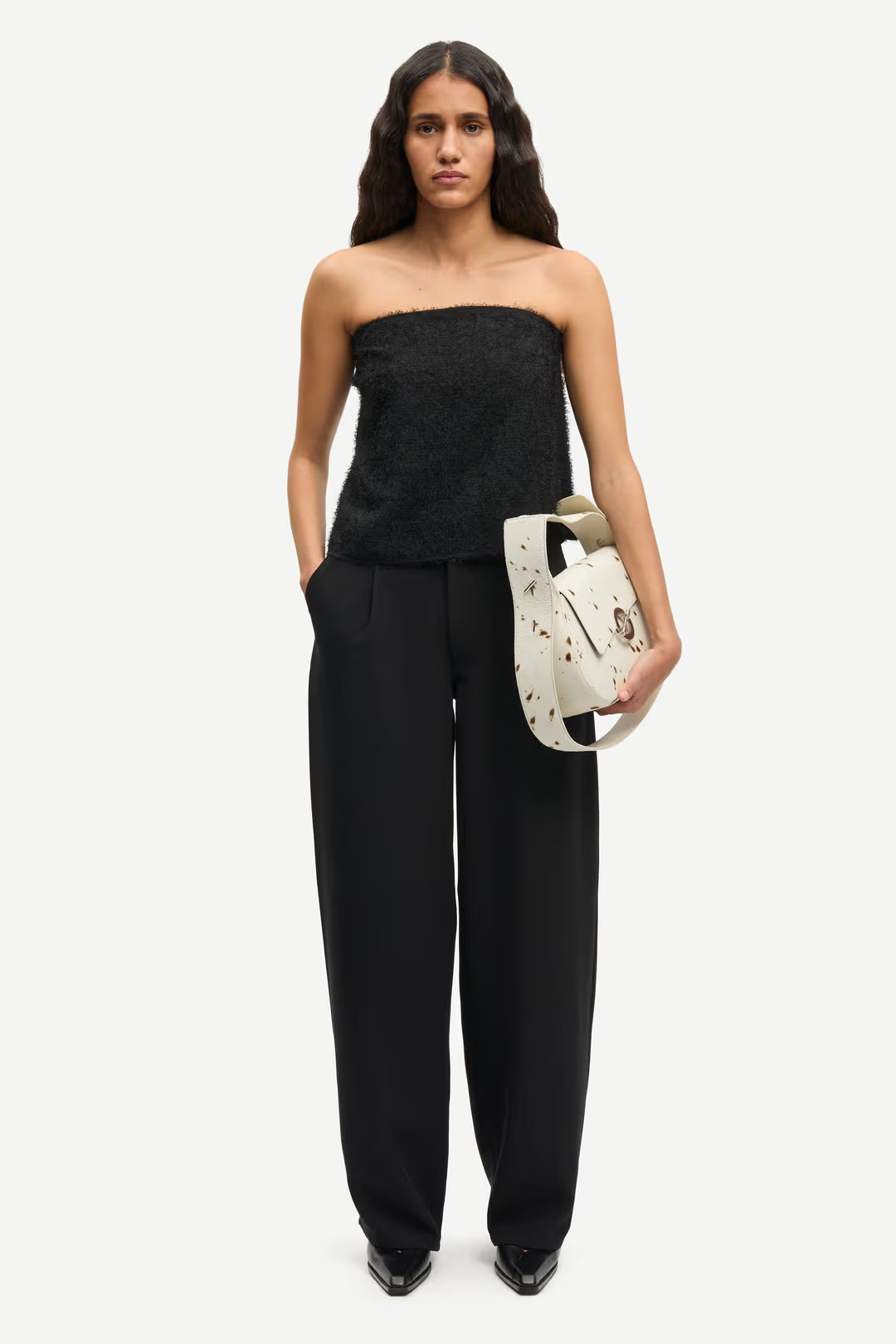 Saclover Bandeau Top in Black