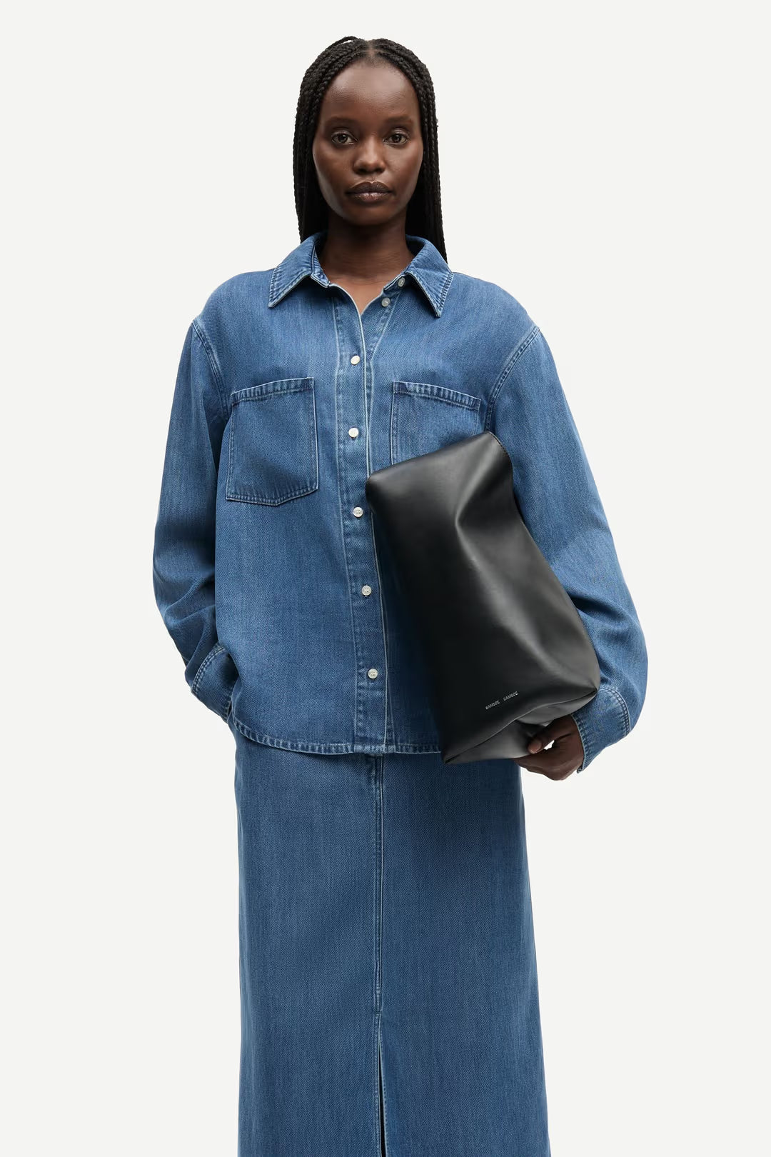Sabexy Shirt in Medium Denim Blue