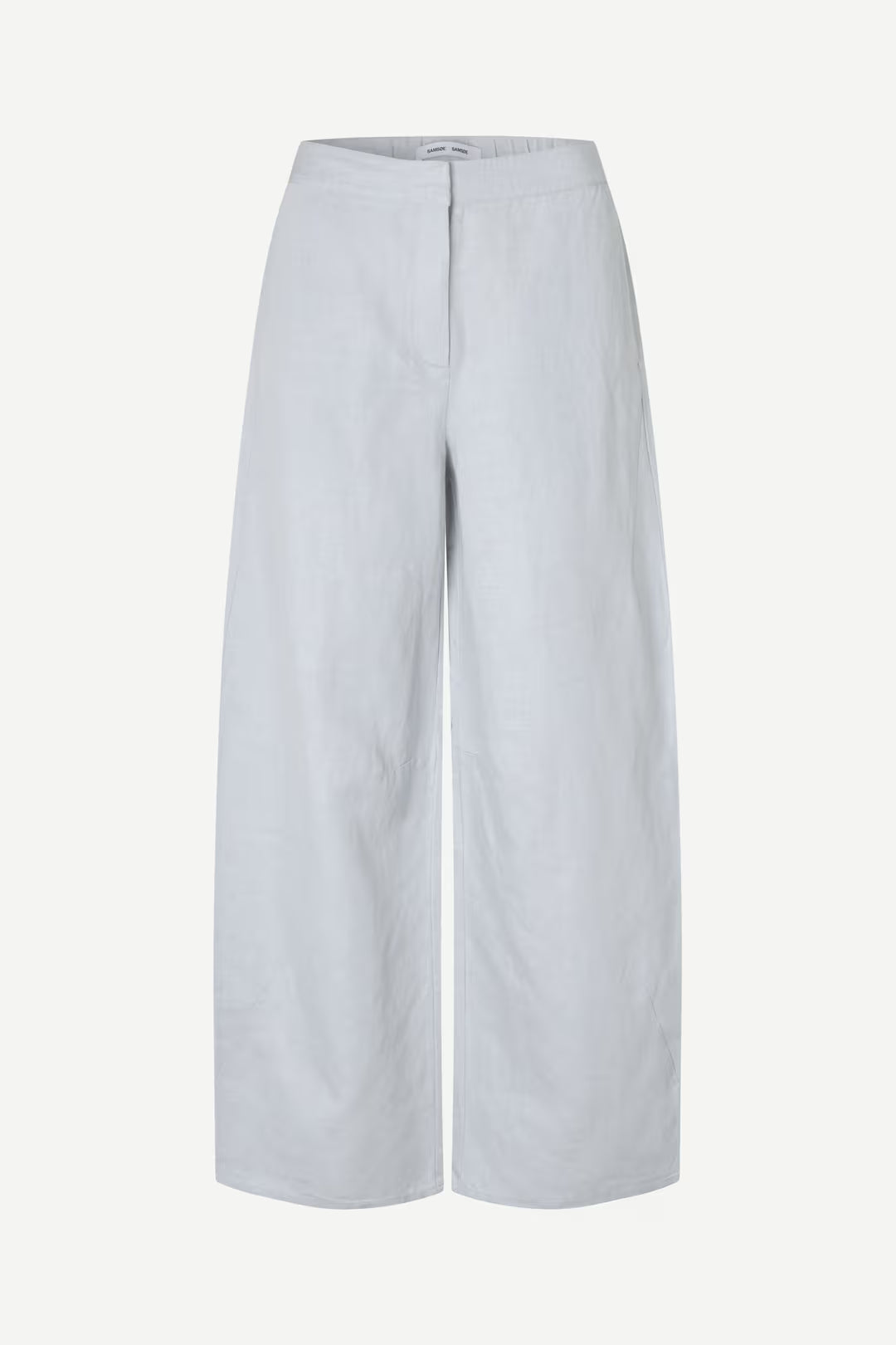 Saroko Organic Cotton + Linen Trousers in Gray Dawn