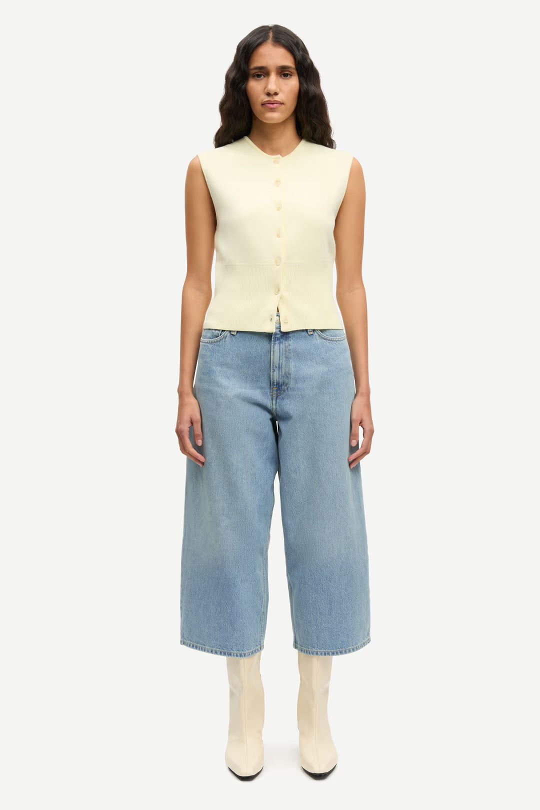 Saanne Top in Ethereal Green