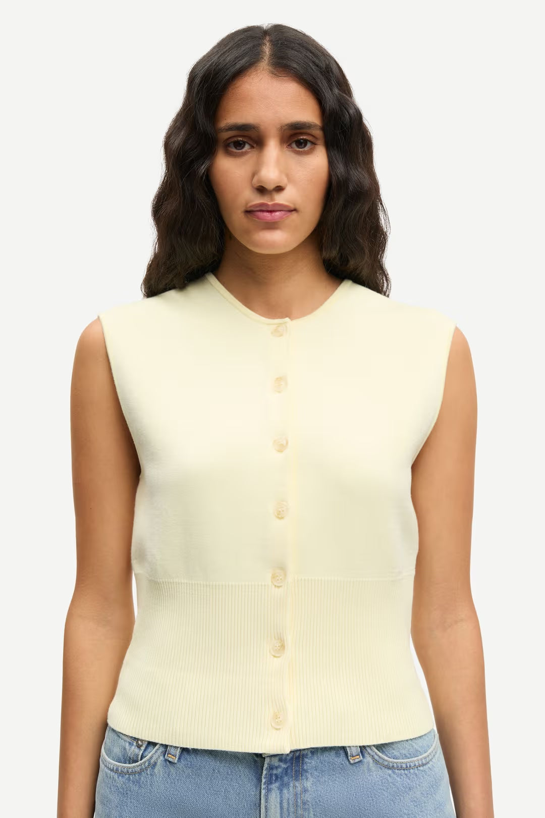 Saanne Top in Ethereal Green