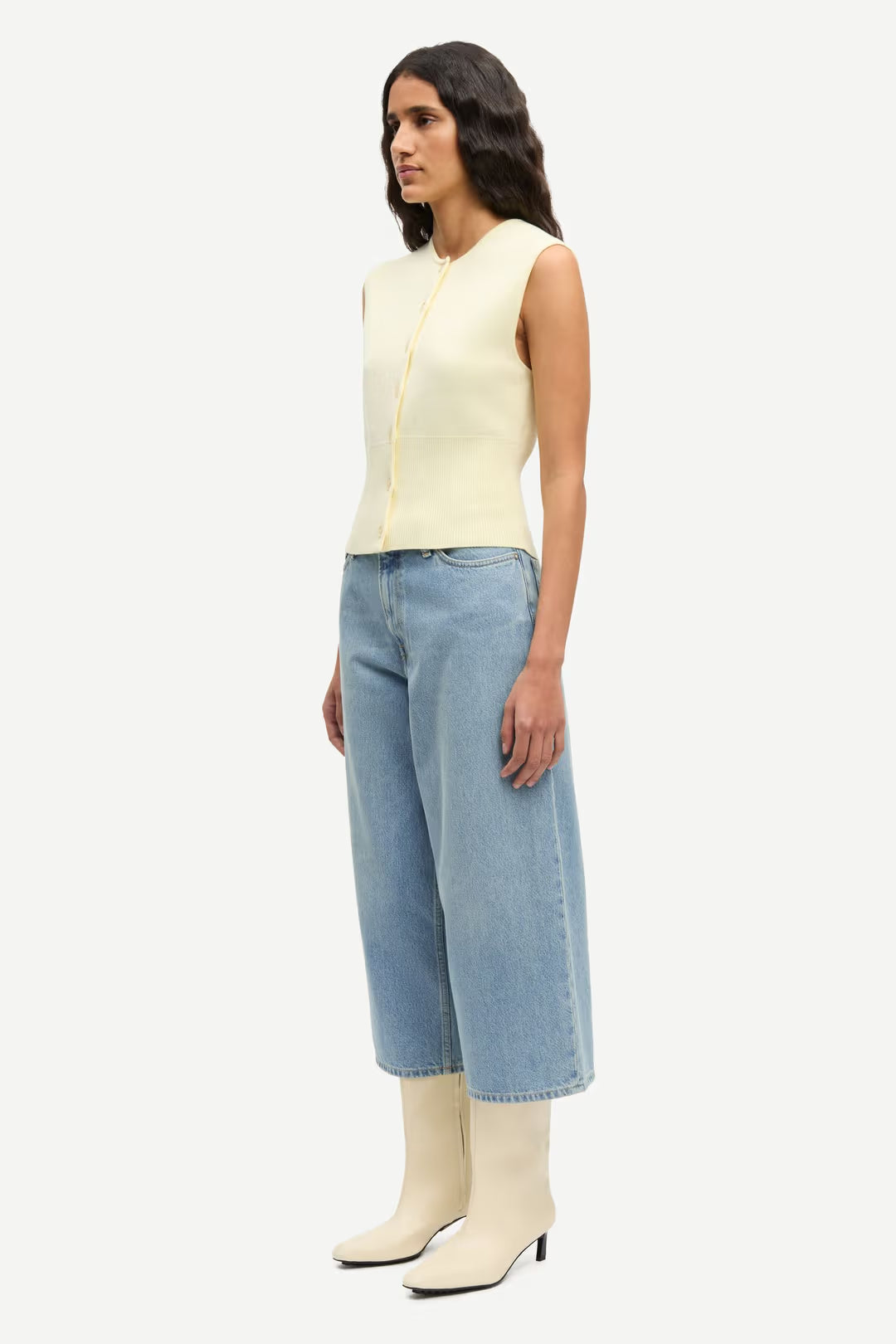 Saanne Top in Ethereal Green
