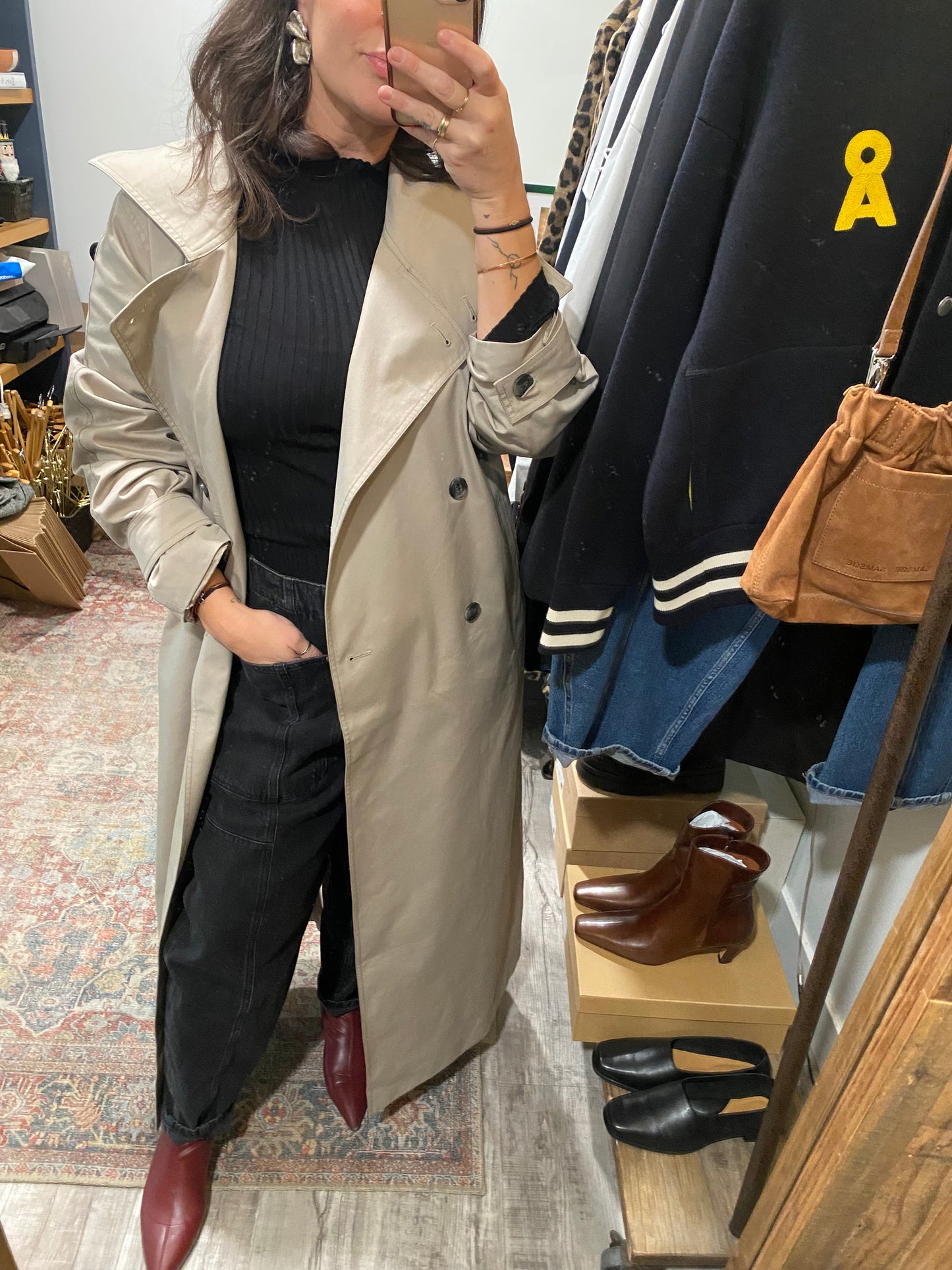 Sahayes Coat in 'Aluminum'