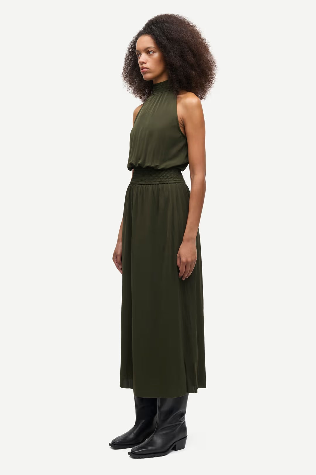 Saumi Dress in Forest Night