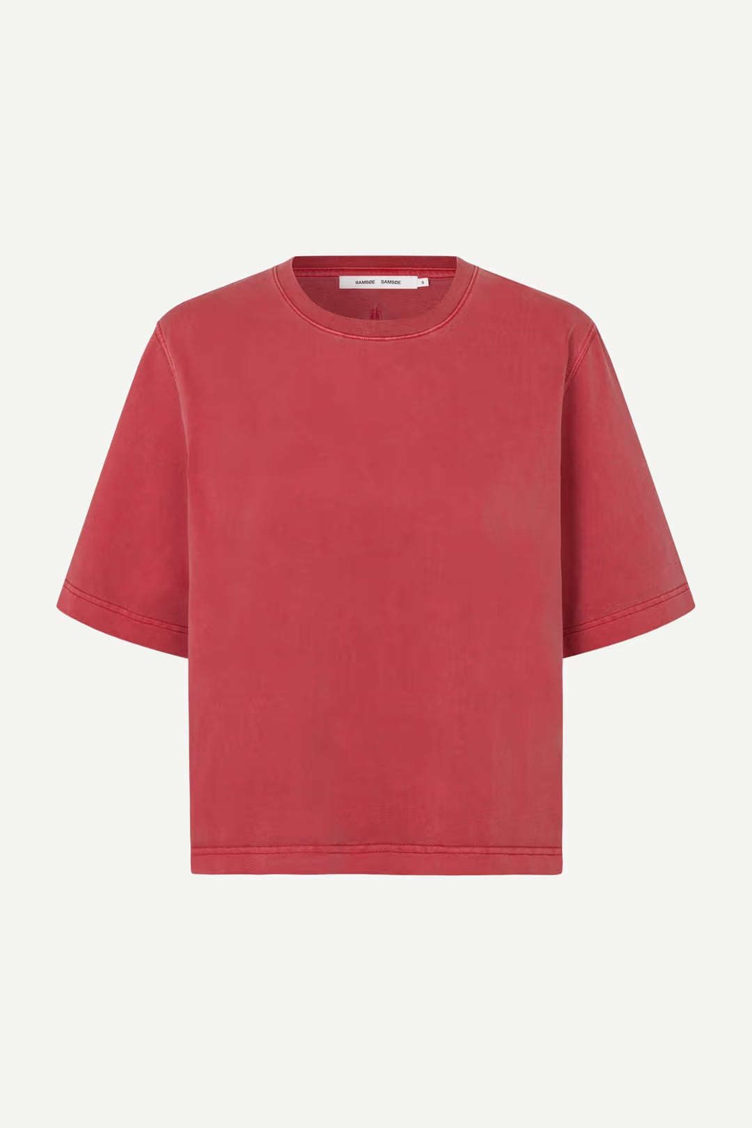Saabby T-Shirt in Tomato Red Pigment