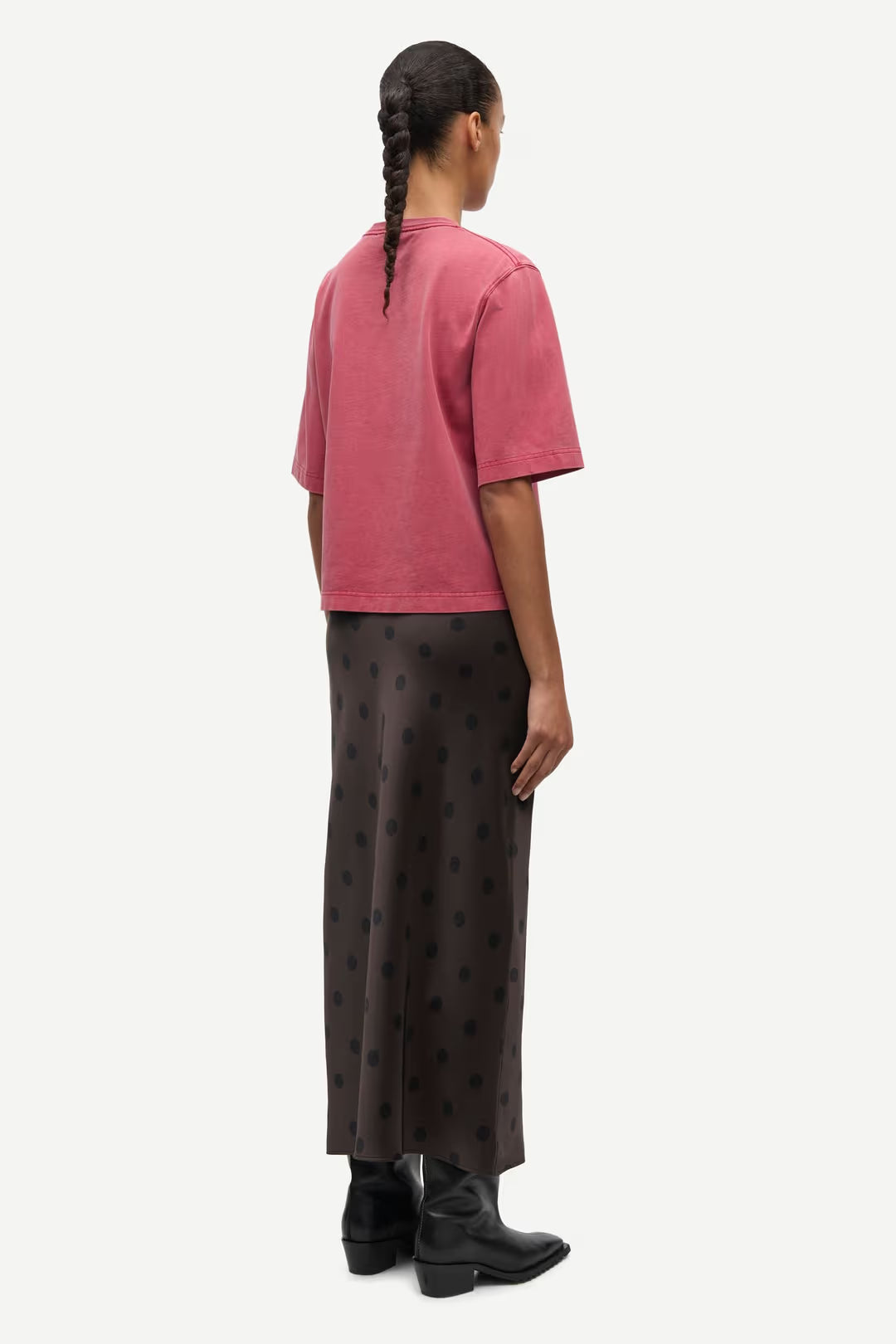 Saabby T-Shirt in Tomato Red Pigment
