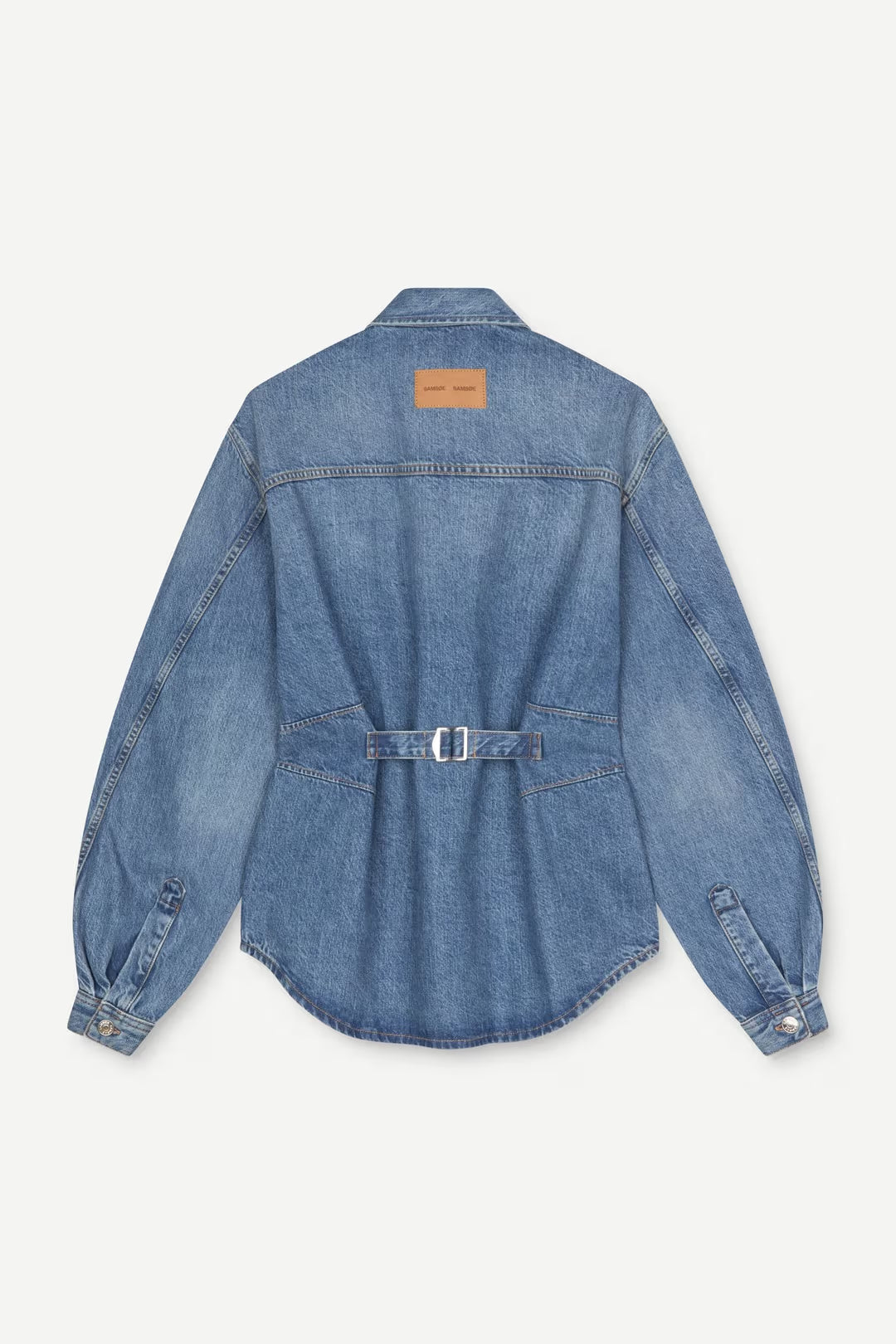 Saharp Seam Shirt in Sephia Blue