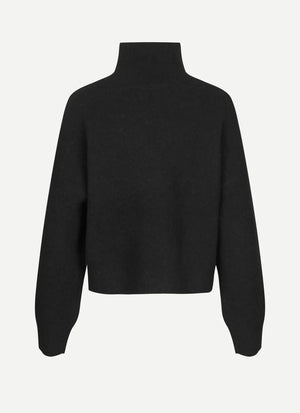 SAMSOE Nola Turtleneck Sweater in Black