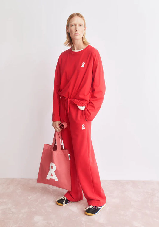 Iconic 'A' Ivaara Sweatpant in Mars Red