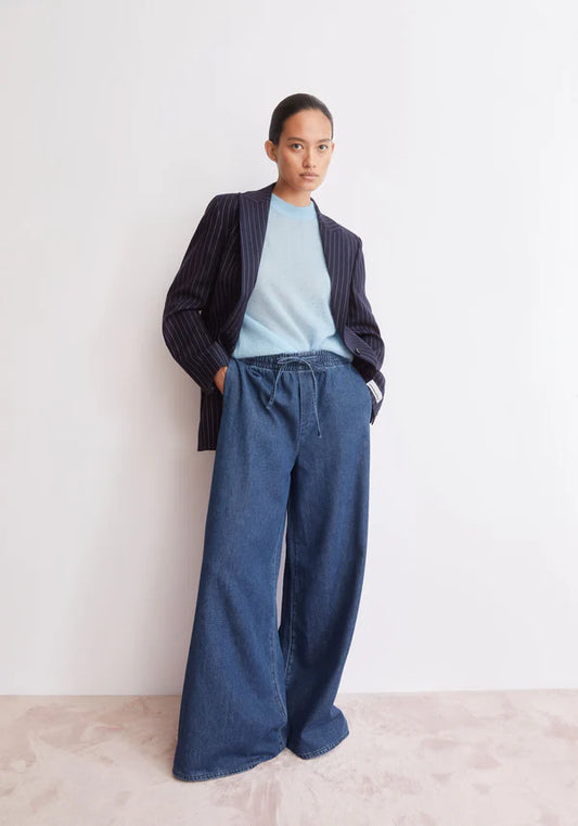 Kelaani Denim Pant in Eau