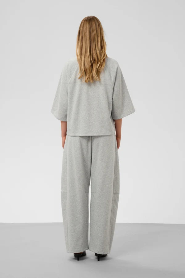 Nadie Sweatshirt 3/4 in Grey Melange