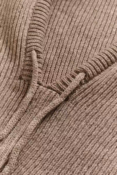 Gyda Hood in Desert Taupe Melange