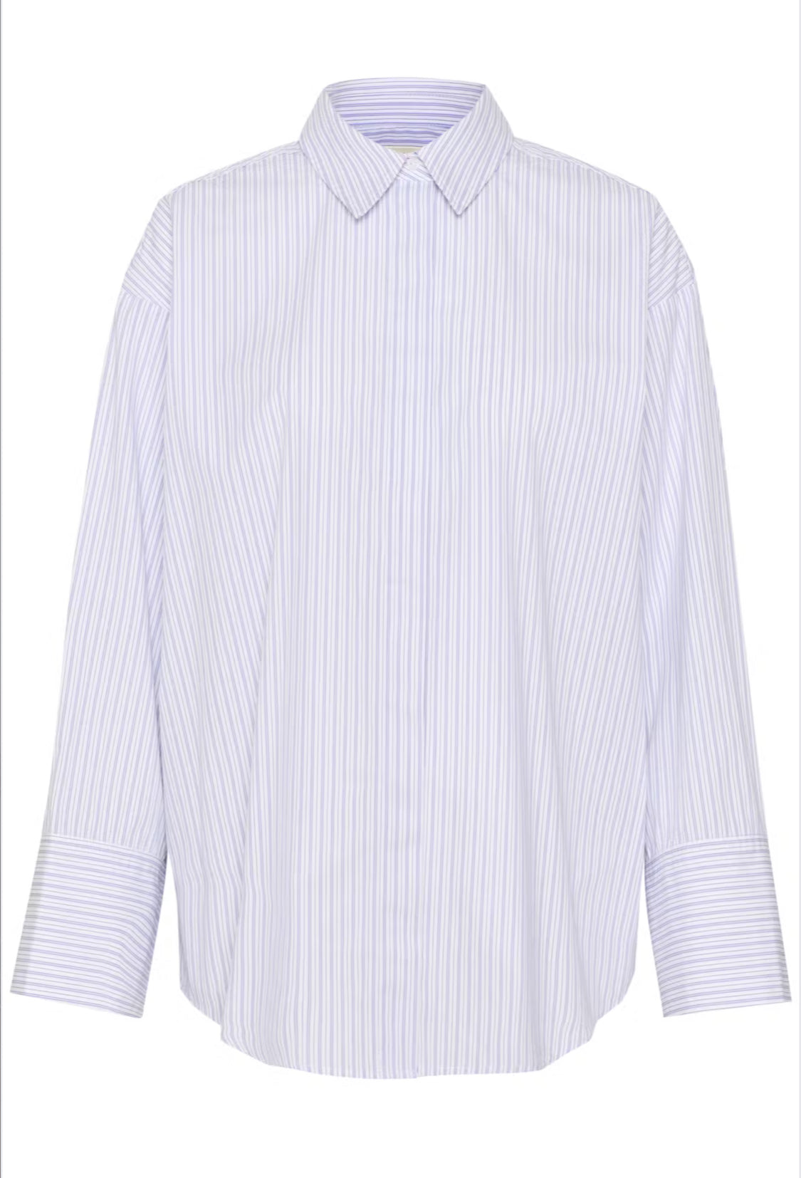 SOAKED IN LUXURY Oriana Oversized Striped Cotton Buttondown