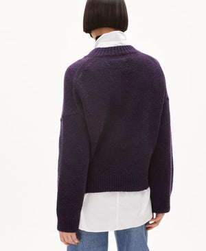 ARMED ANGELS Sadnaa Cotton/Wool Knit in 'Blue Ash'