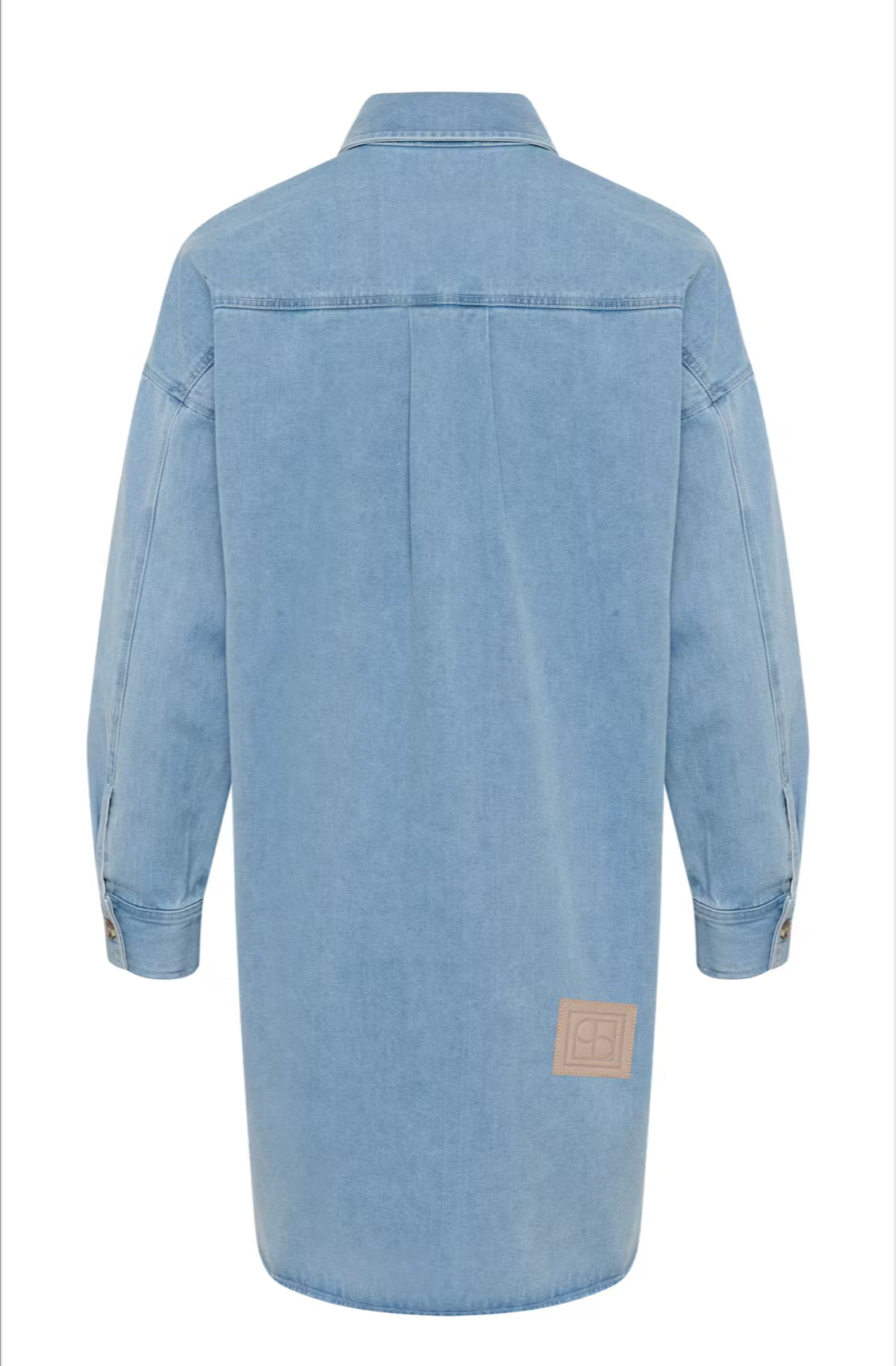 SOAKED IN LUXURY Annabeth Oversized Denim Overshirt