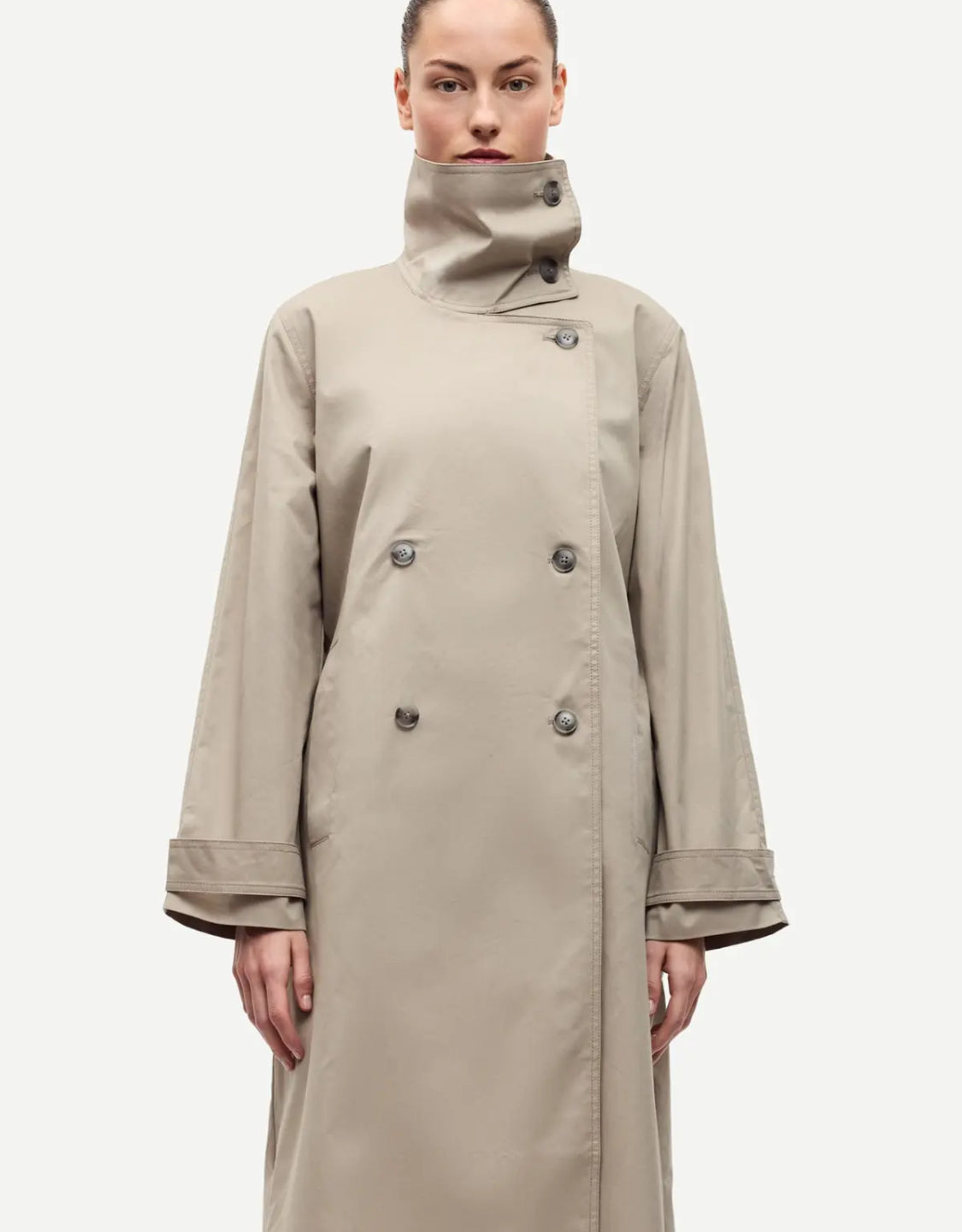 Sahayes Coat in 'Aluminum'