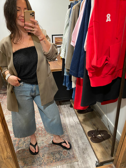 Bevine Blazer in 'Timber Wolf'