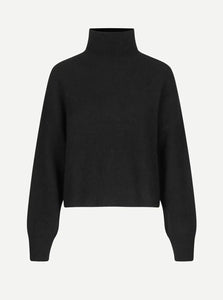 SAMSOE Nola Turtleneck Sweater in Black