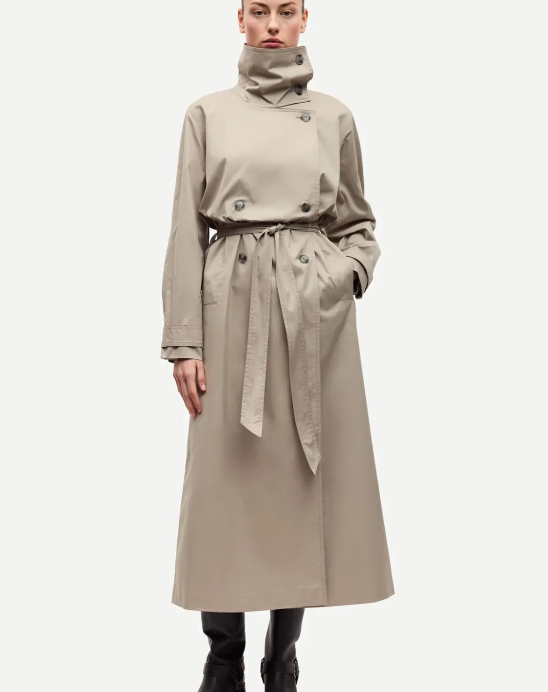 Sahayes Coat in 'Aluminum'