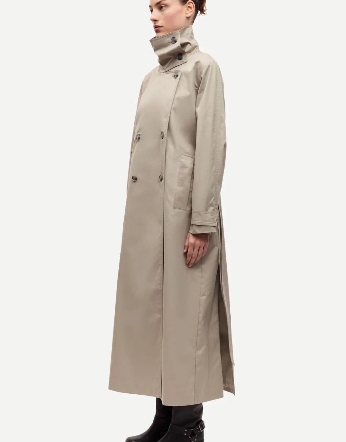 Sahayes Coat in 'Aluminum'