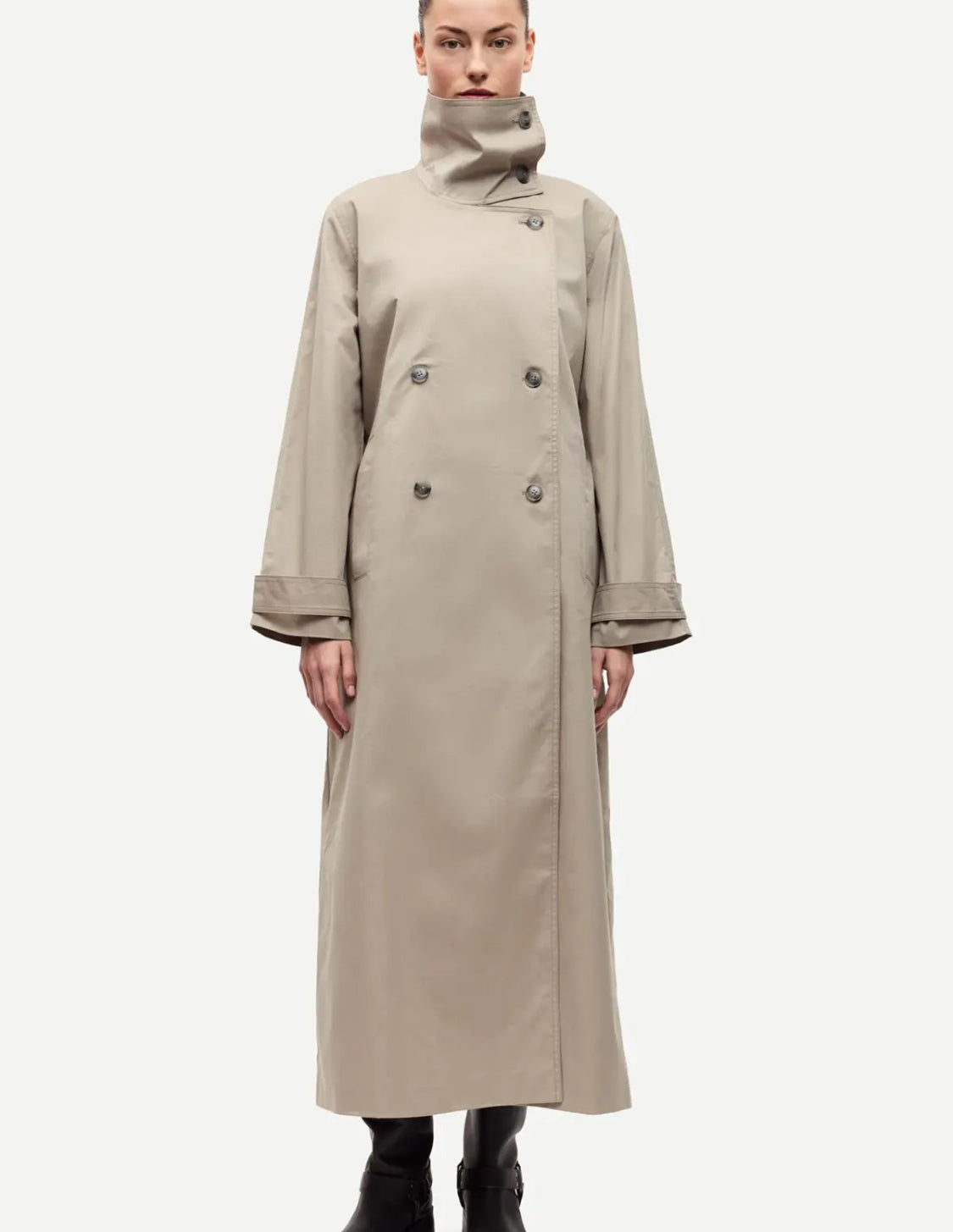 Sahayes Coat in 'Aluminum'