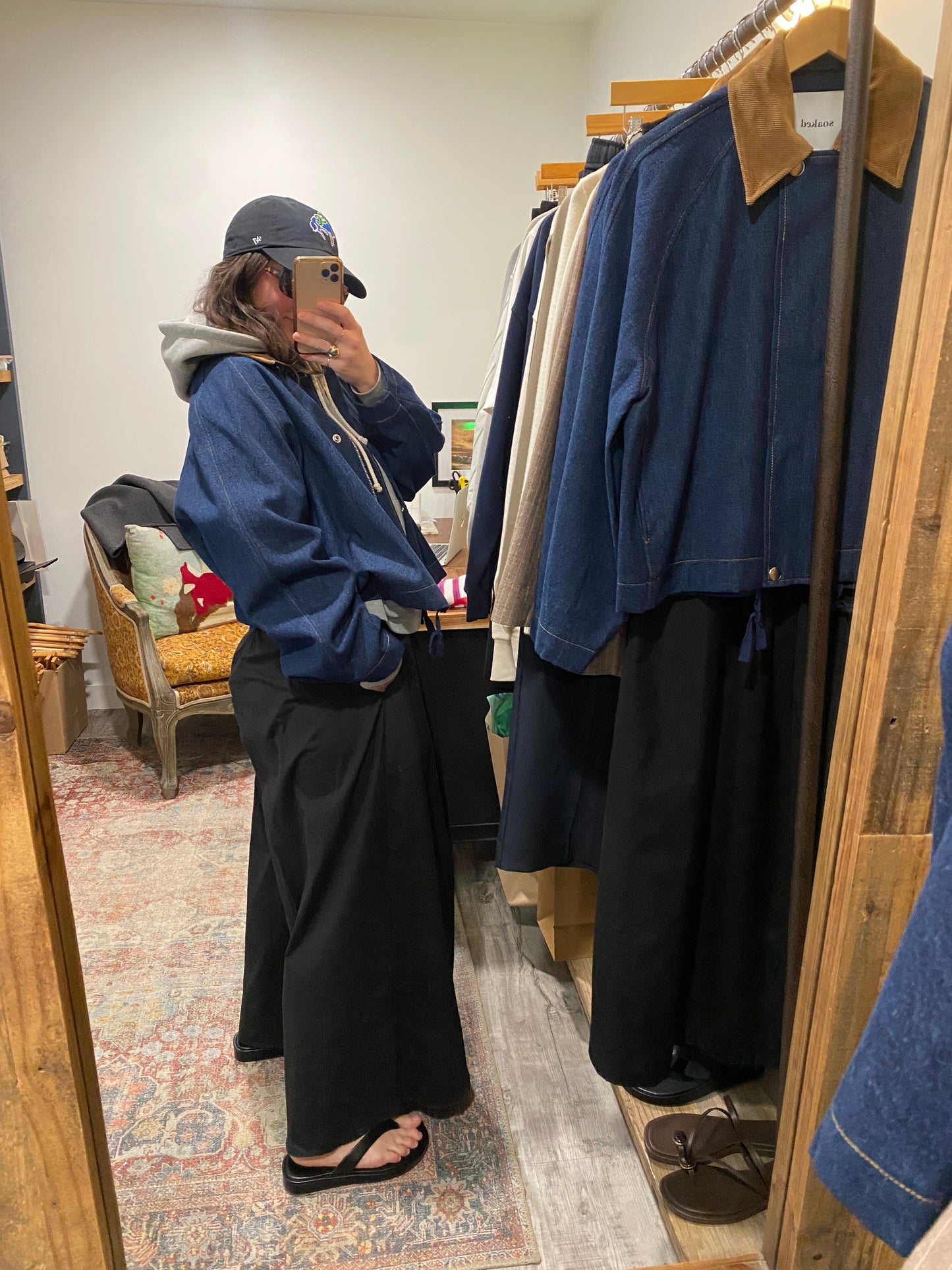 Jannine Jacket in Dark Blue Denim