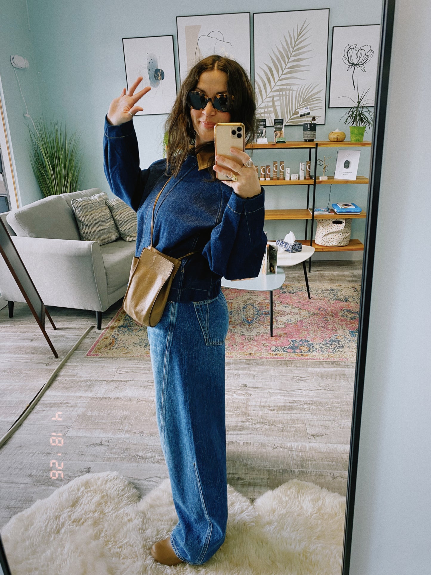 Jannine Jacket in Dark Blue Denim