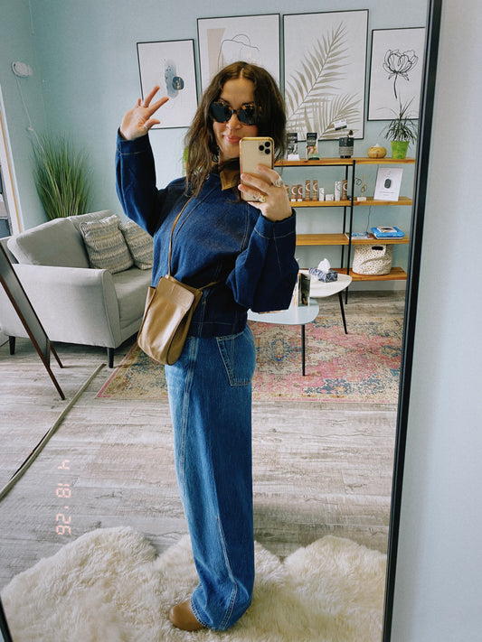 Jannine Jacket in Dark Blue Denim