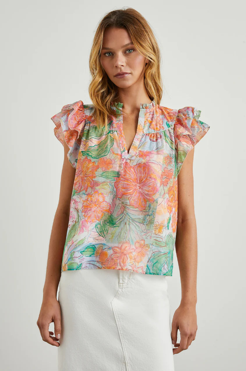 SALE RAILS Calista Top in Tropics