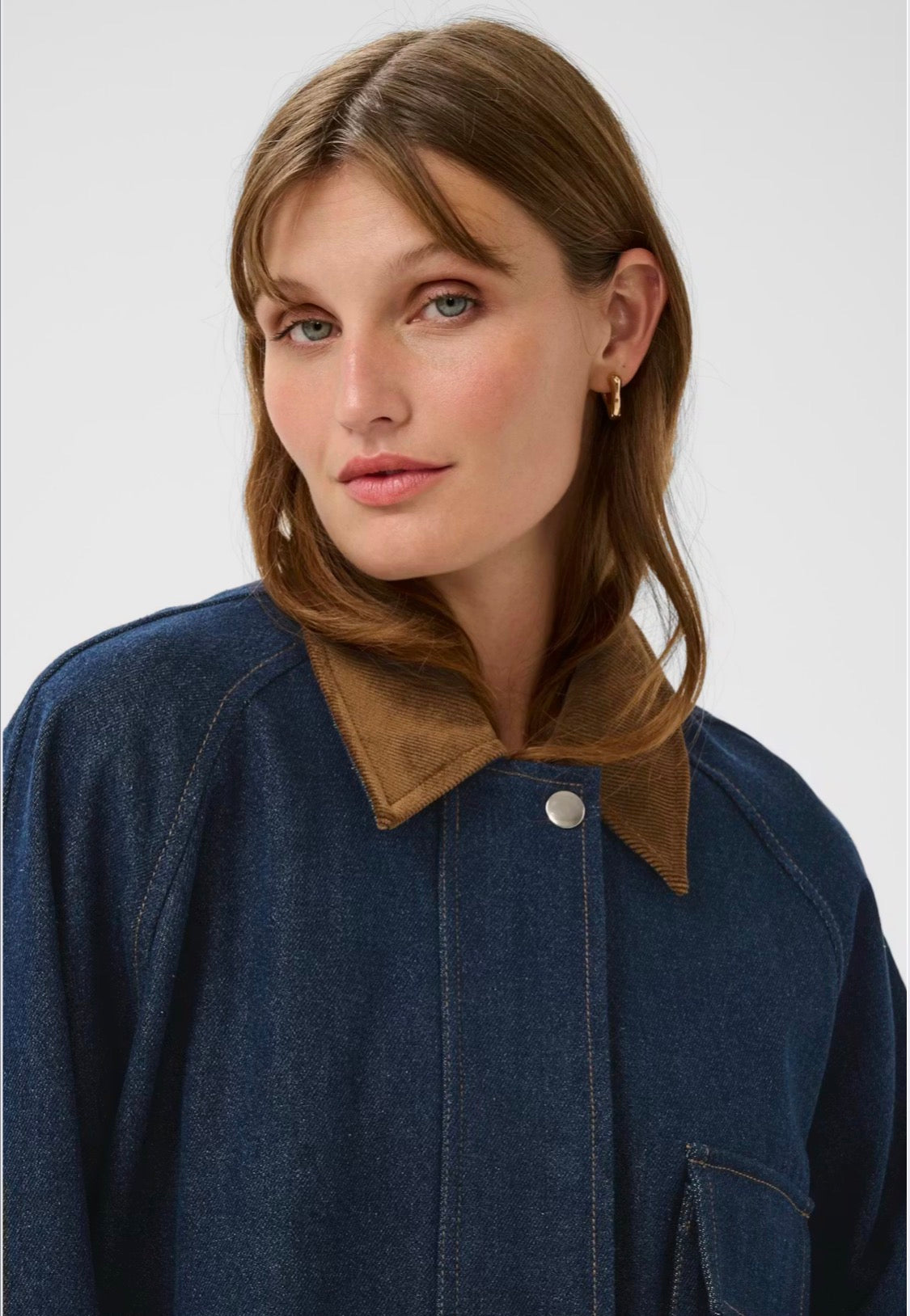Jannine Jacket in Dark Blue Denim