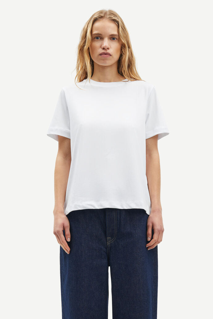 SAMSOE Camino Tee in White