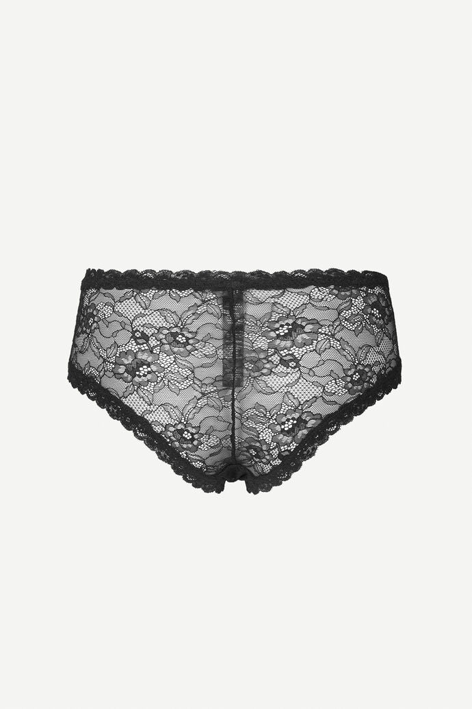 SALE SAMSOE Heather Panties in Black Lace