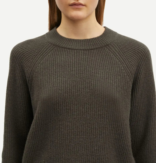 SAMSOE Sazlata Sweater in Forest Night