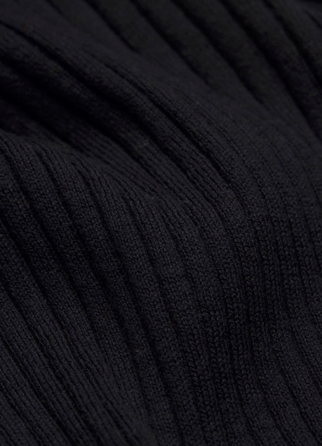 Alaania Organic Cotton Knit in Black