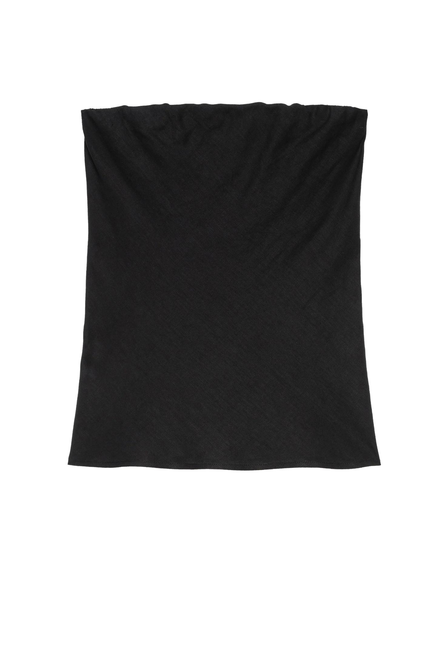 The Linen Tube Top in Jet