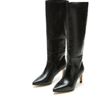 SALE SISTER SOEUR London Tall Boot in Black Leather