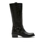 SISTER X SOEUR Saga Tall Black Leather Boots