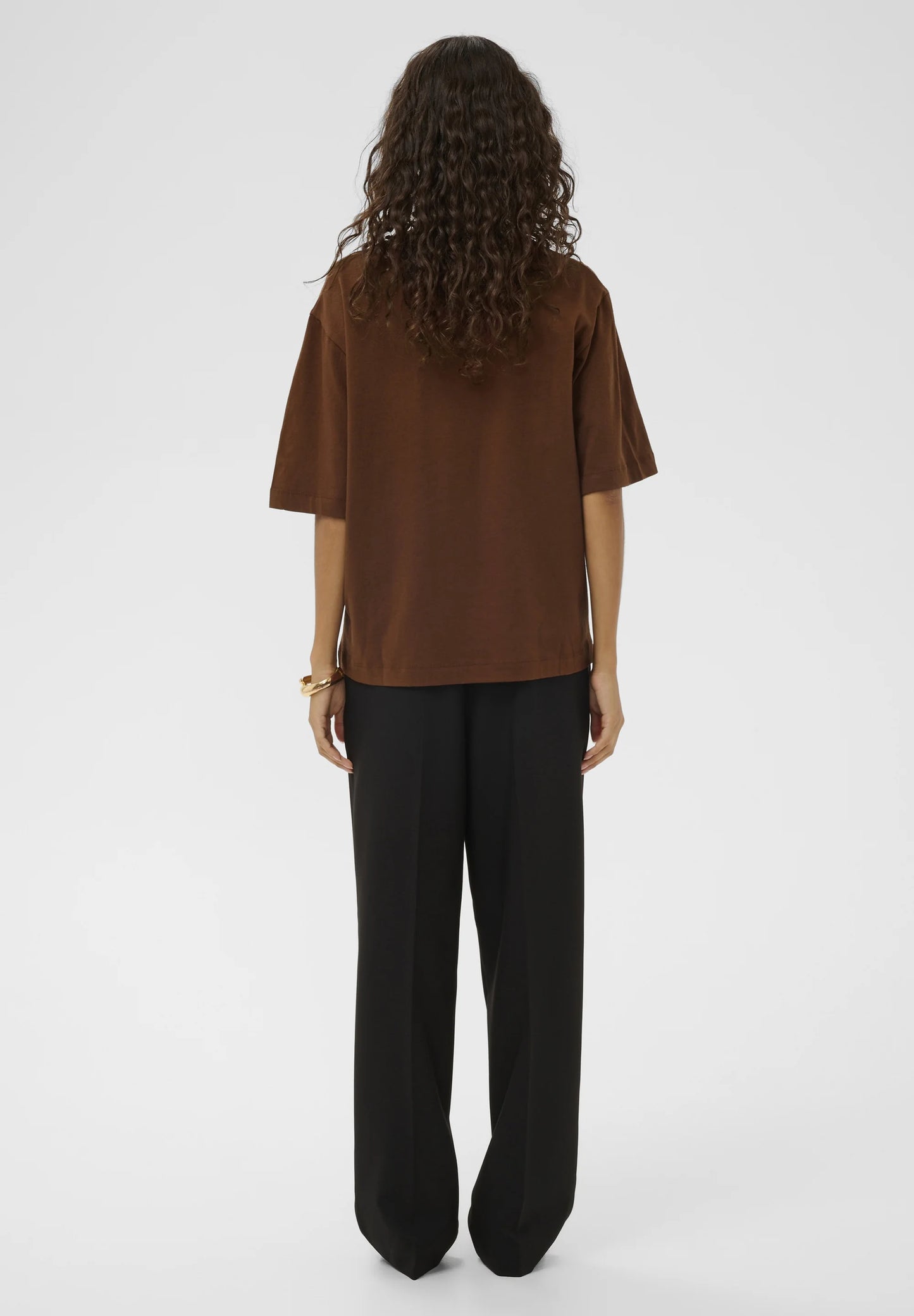 Jina Oversized Tee in Cappuccino