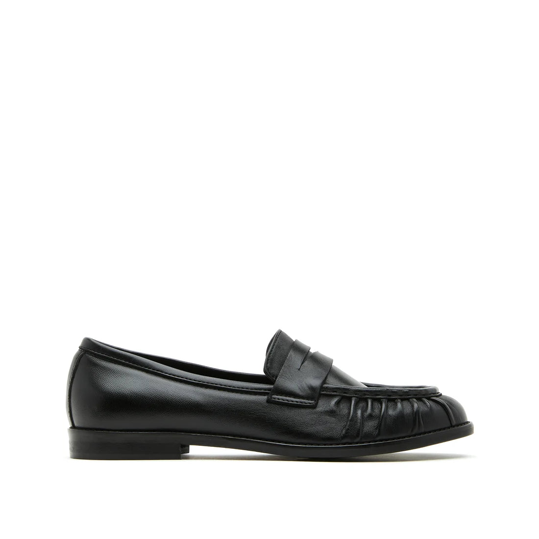 Maren Loafer in Black Leather