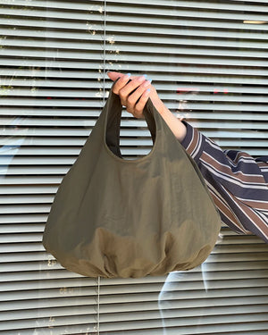 BRONZE AGE Bao Bag in Moss Nylon